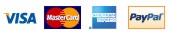 Logotipos de meios de pagamento do Paypal